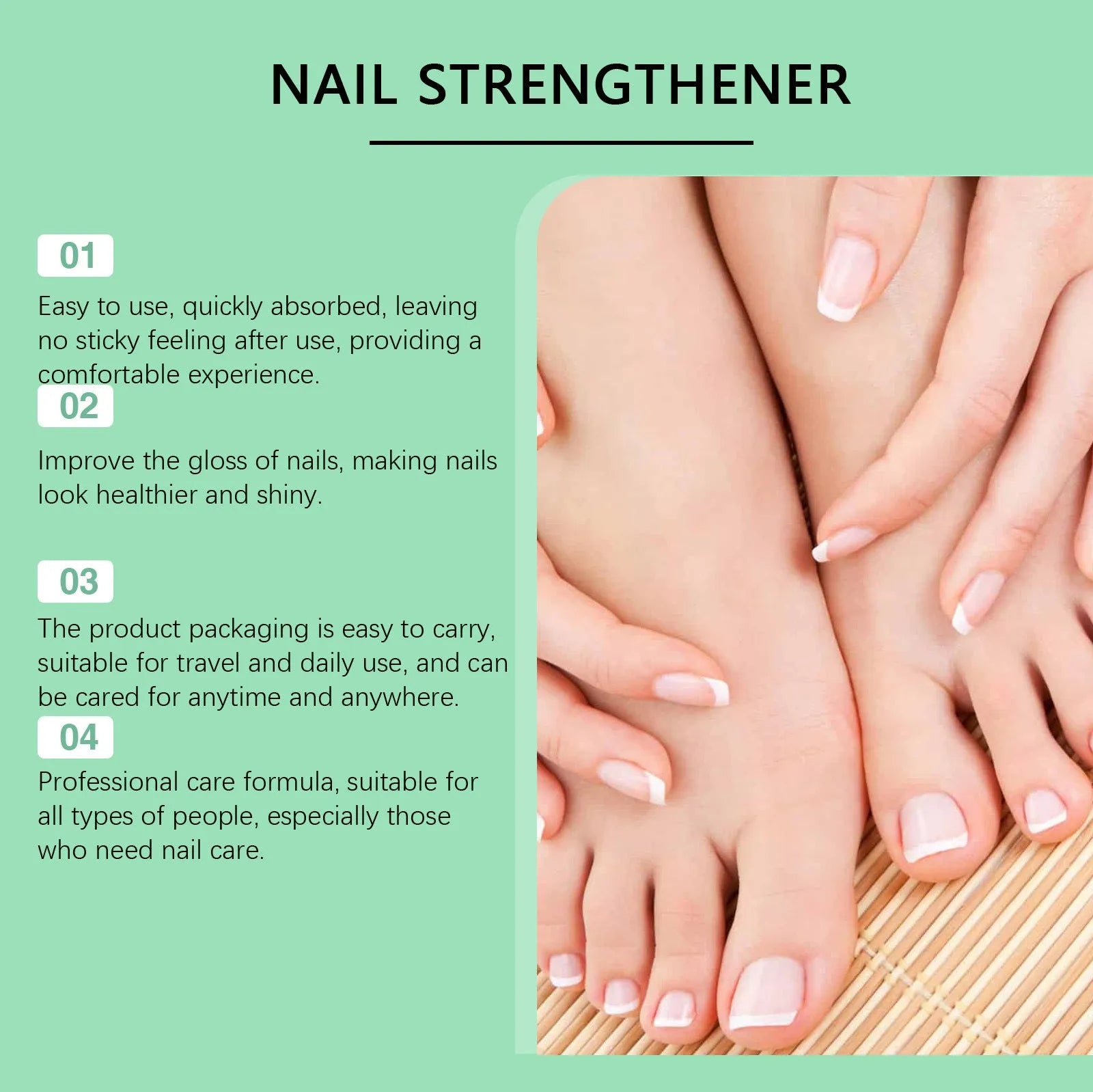 30ml bottle of gentle nail cleaning nursing solution for daily nail care
