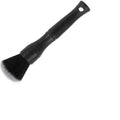 Black car detailing brush with pig hair bristles and PP handle in two size options