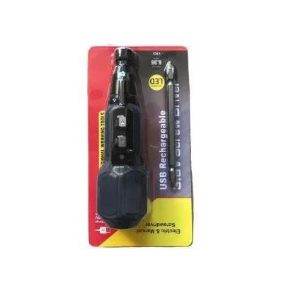 36V alloy steel straight handle electric screwdriver with lithium battery in black colour option