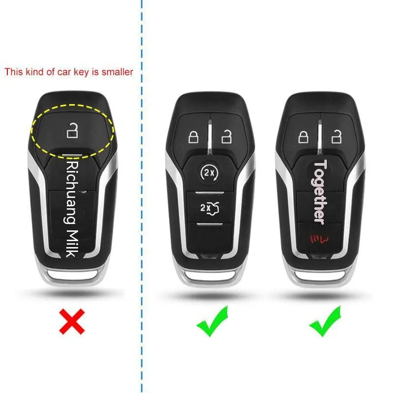 Transparent plastic protective shell for car key remote control showing key through clear material