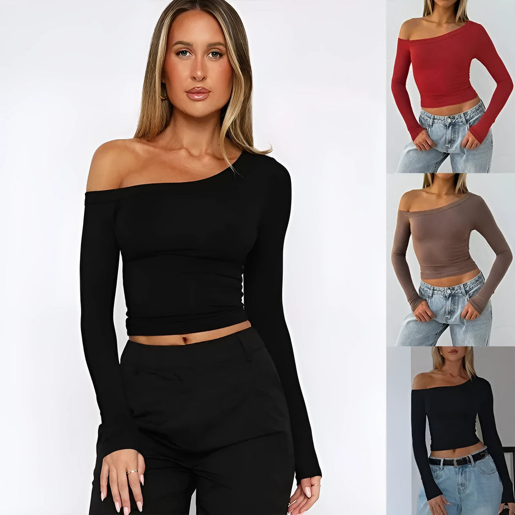 Women's black pure colour knitted cardigan with shoulder strap detail and long sleeves.
