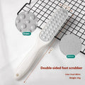 Stainless steel foot grinder with double-sided sandpaper file surface for foot repair