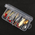 Pineapple sequin fishing lure box with metal sequin packages for iron false bait customisation