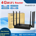 Industrial iron box 4G router with removable design and multiple antenna configuration options