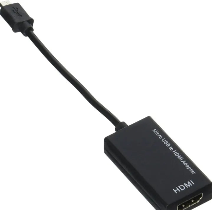Black DisplayPort to HDMI adapter cable measuring 12cm length with ABS plastic housing