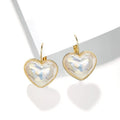 Gold-coloured alloy ear clip earrings with summer fashion design for women