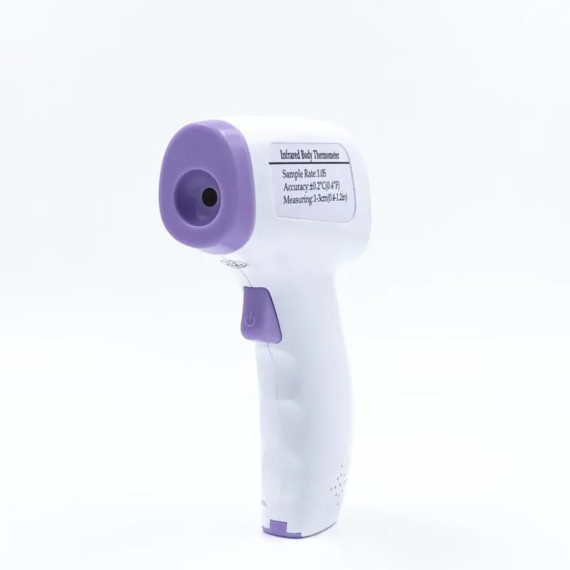 White digital non-contact thermometer for water temperature measurement with electronic display
