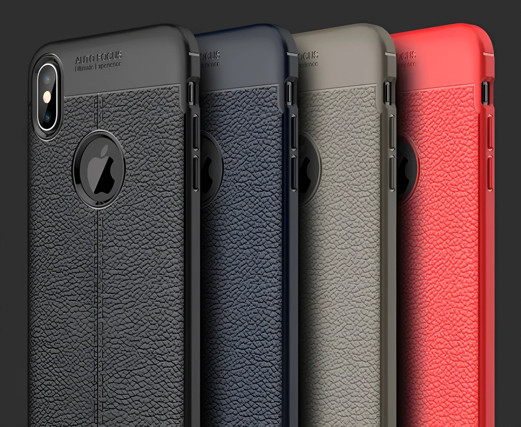 WeFor PU leather and silicone phone case for OnePlus 5, 5T, and 6 with screen protector