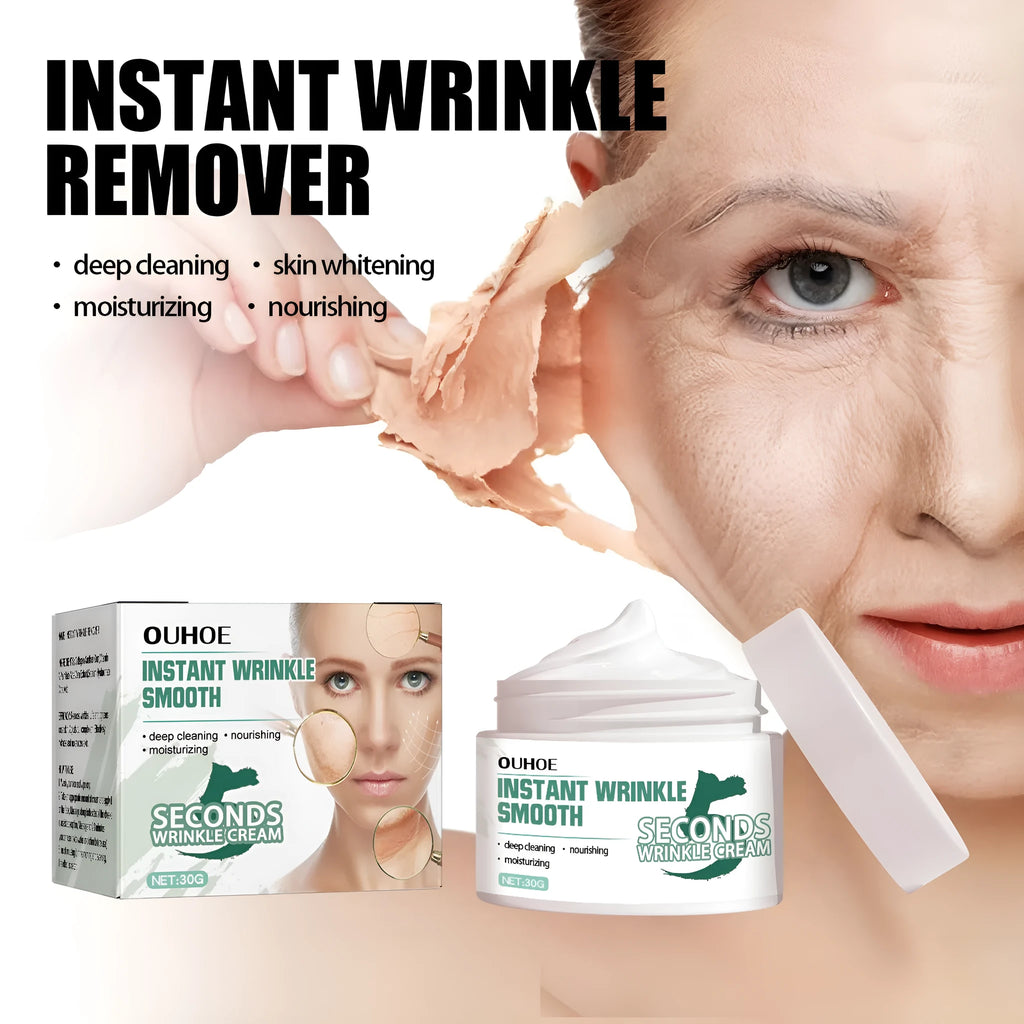30g anti-ageing anti-wrinkle face cream jar for hydrating and fading wrinkles