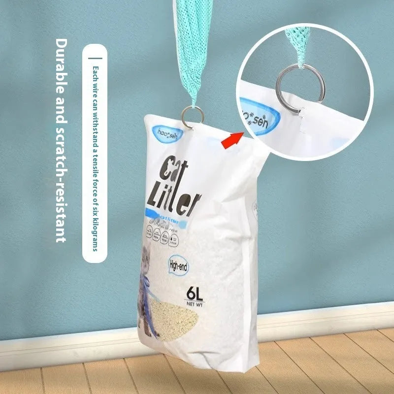 Upgraded five-generation cat grooming bag with detachable design and scratch-resistant thickened material
