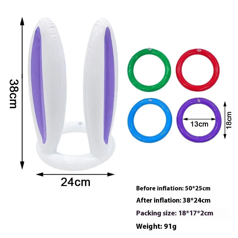 PVC inflatable throwing toy in character design options for teenagers