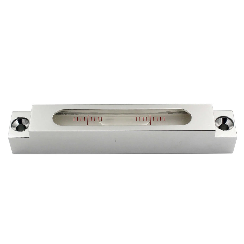 132mm long metal mini spirit level with glass vial for precision measurement