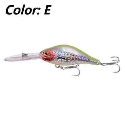 Little Fat Man 10.5cm deep diving hard minnow fishing lure in multiple colour options