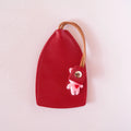 Universal large capacity PU car key case with credit card storage in multiple colour options.