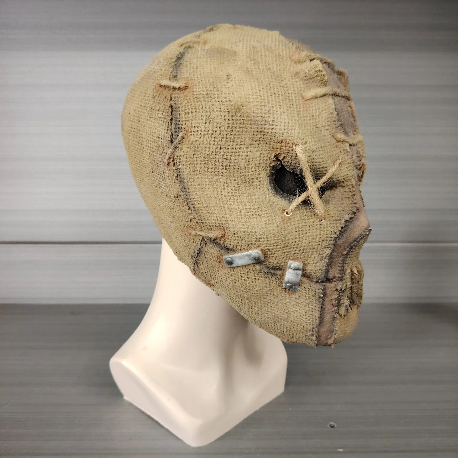 Latex scar skull horror mask head cover for Halloween and costume events