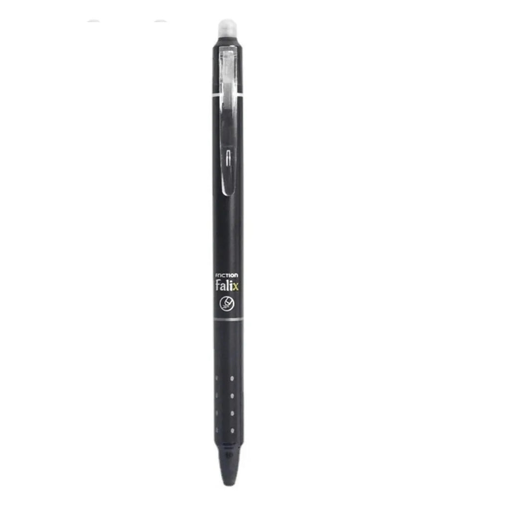 Hot Erasable Push Gel Pen with 0.5mm stainless steel nib and plastic shell for students.