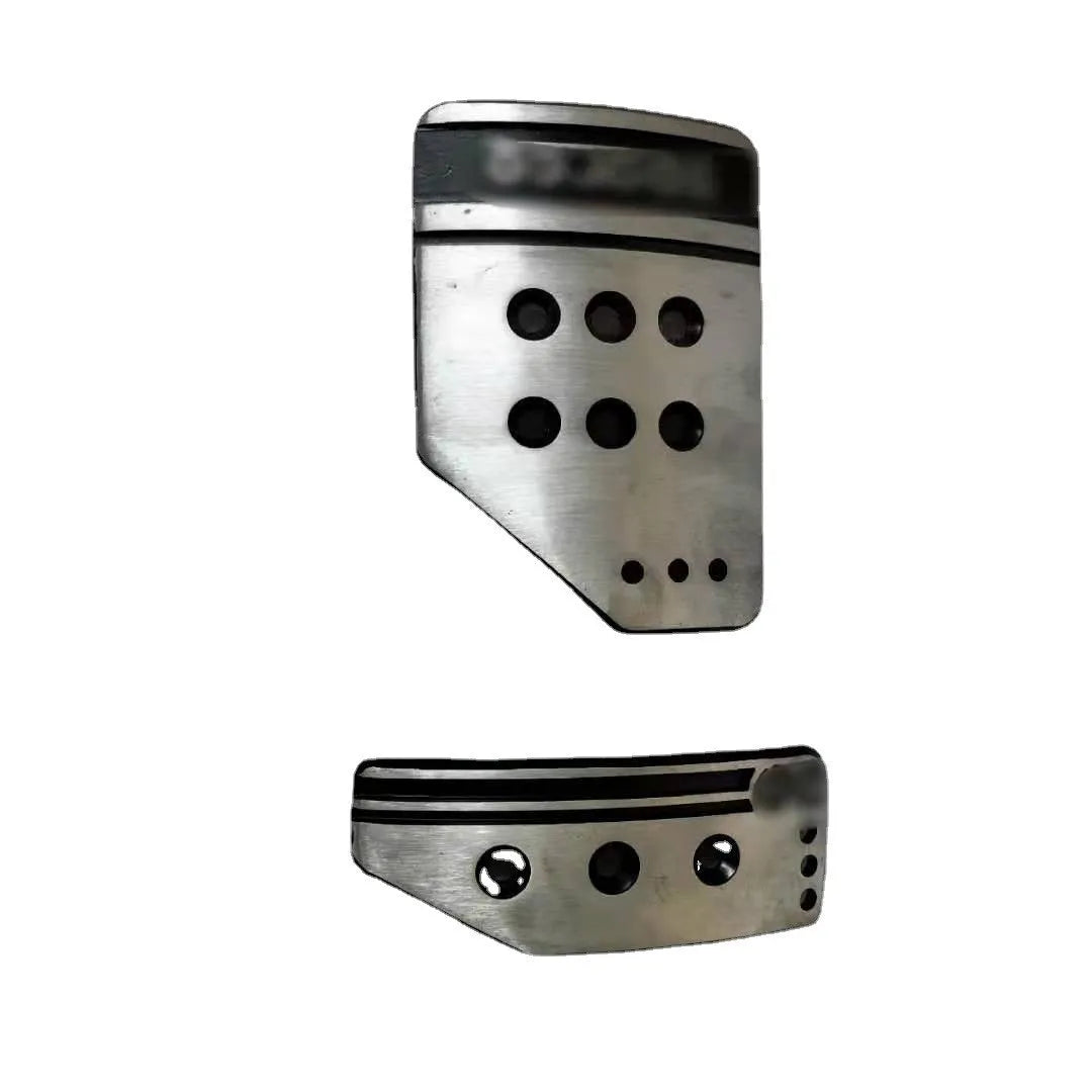 Aluminium alloy manual transmission pedal covers set for brake accelerator and clutch