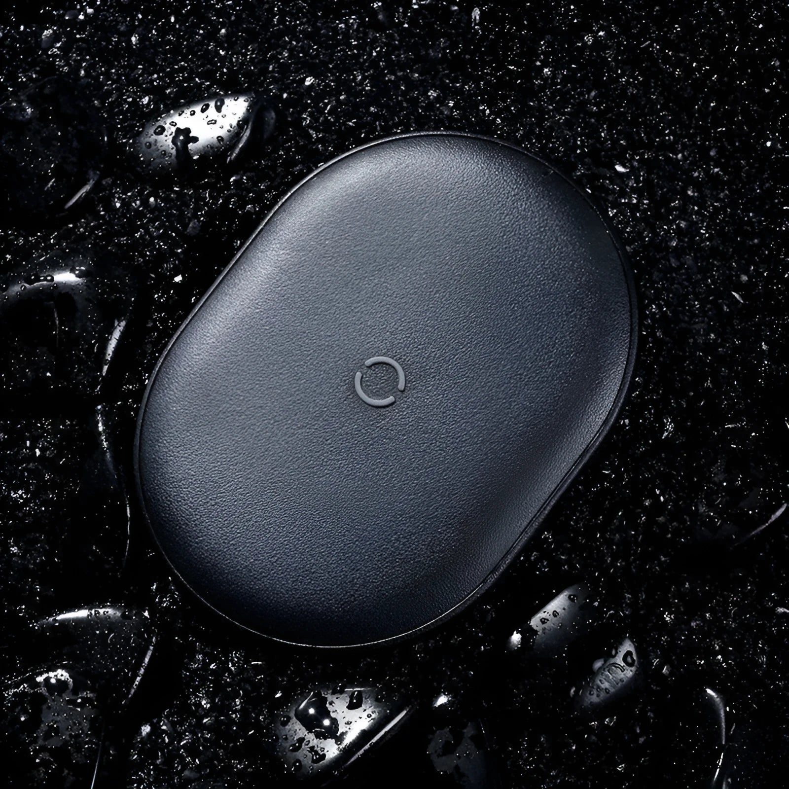 Baseus Rough Wireless Charger 15W pad in black or white with Type-C cable and textured surface