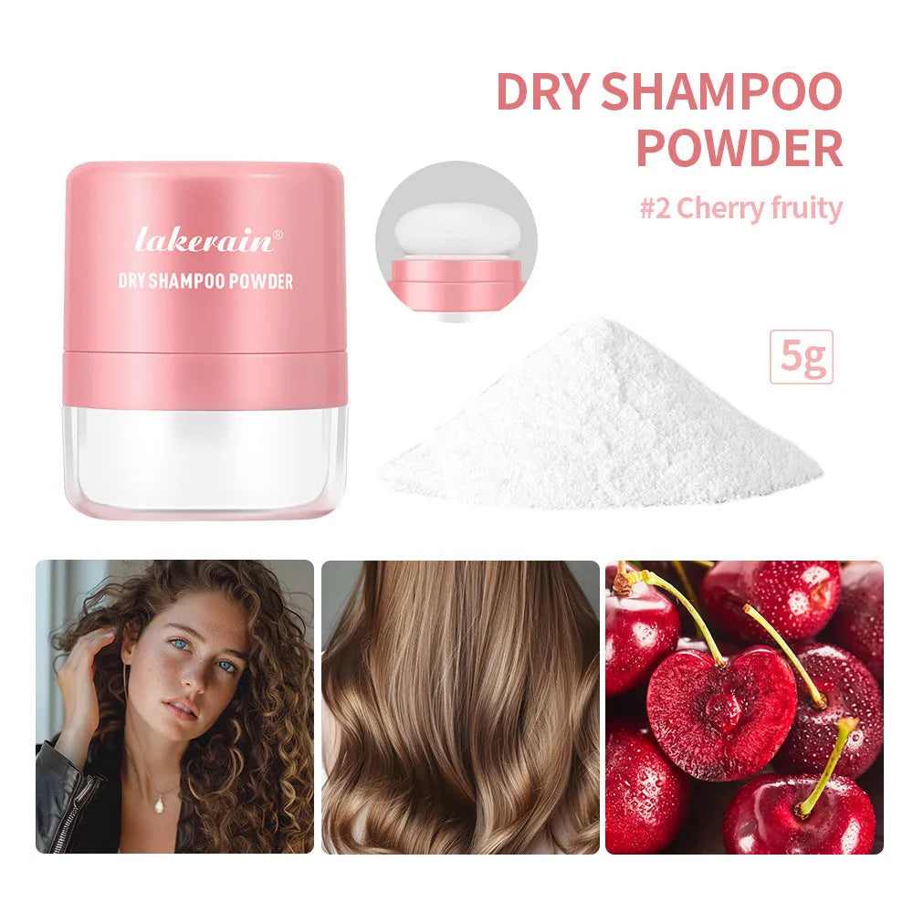 Disposable 5g hair dry cleaning booster powder sachet with mirror headband applicator