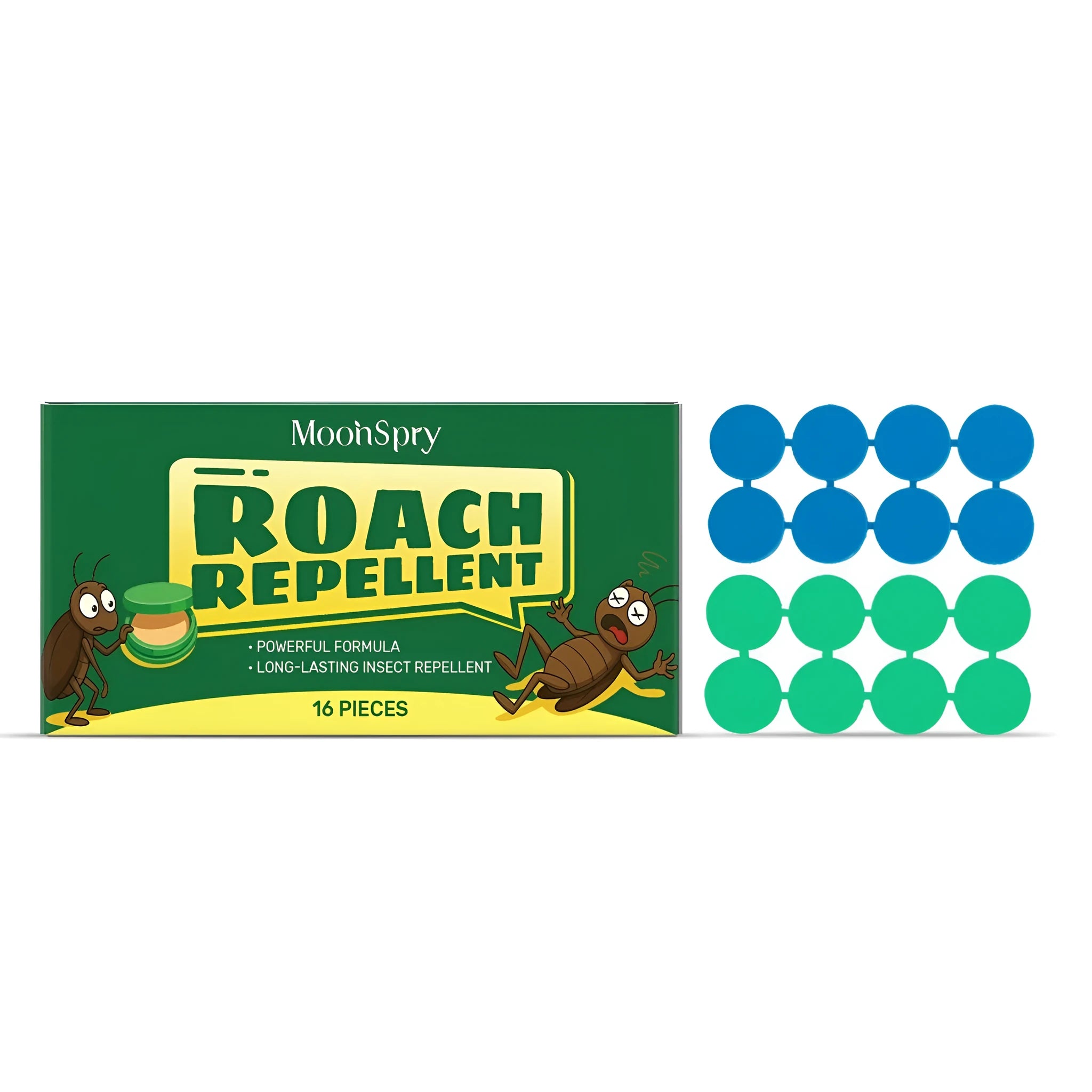 Cockroach bait paste tubes with adhesive pads for indoor pest control containing imidacloprid and dinotefuran