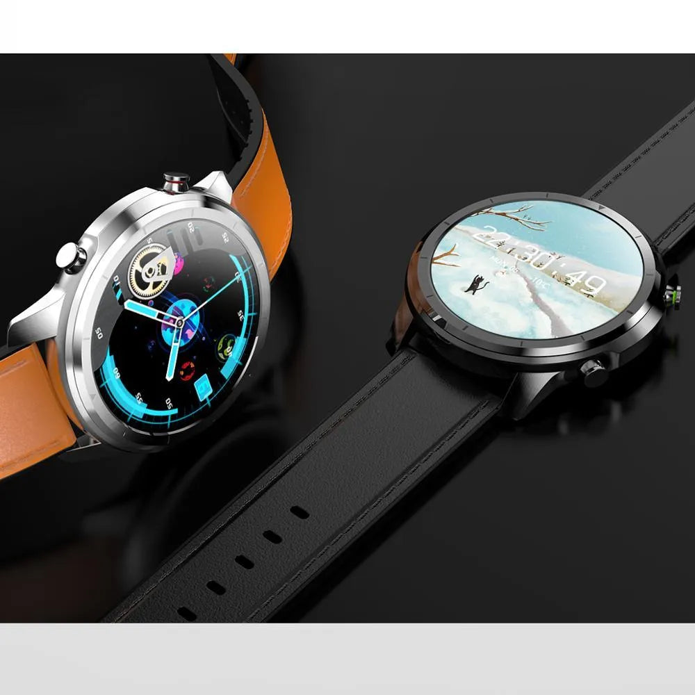 LEMFO LF26 smart bracelet showing 1.3 inch screen with touch and button controls