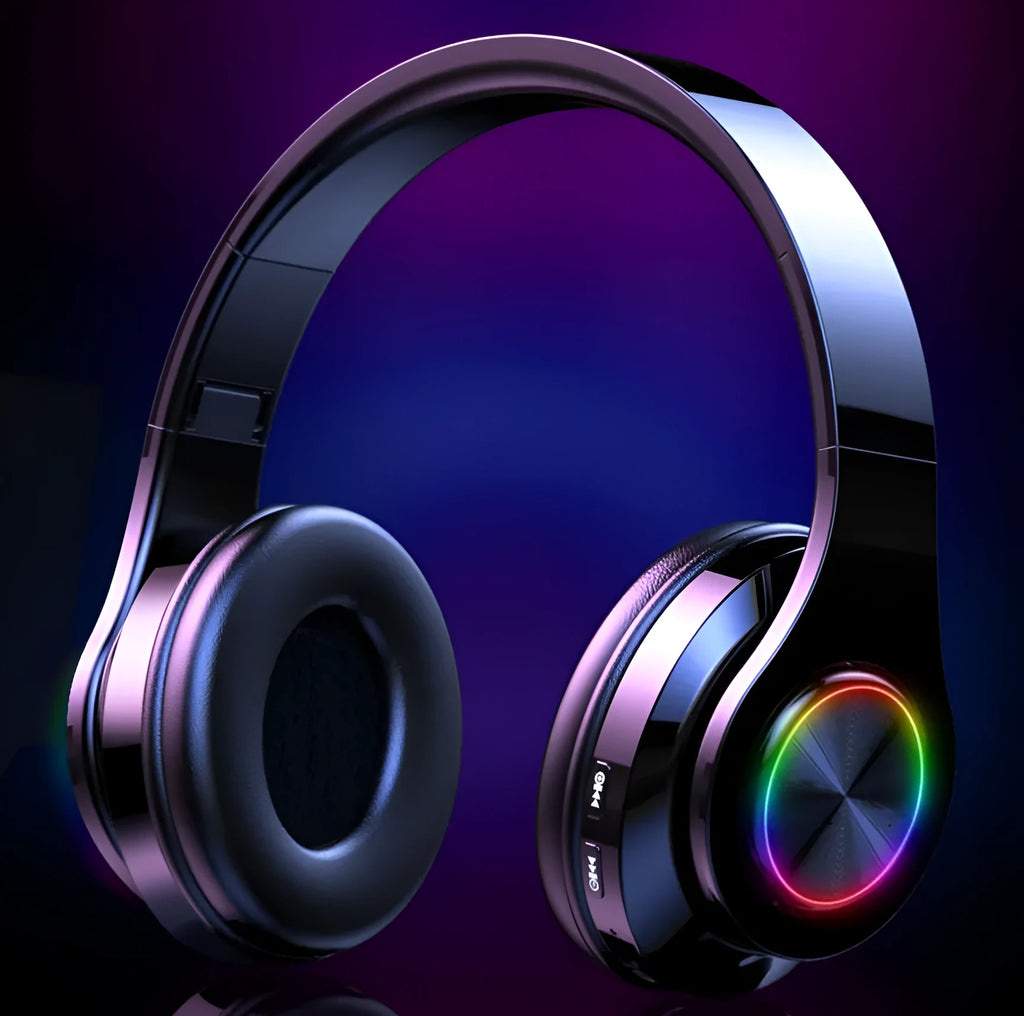 T6 wireless Bluetooth headset for hands-free calls and music listening.