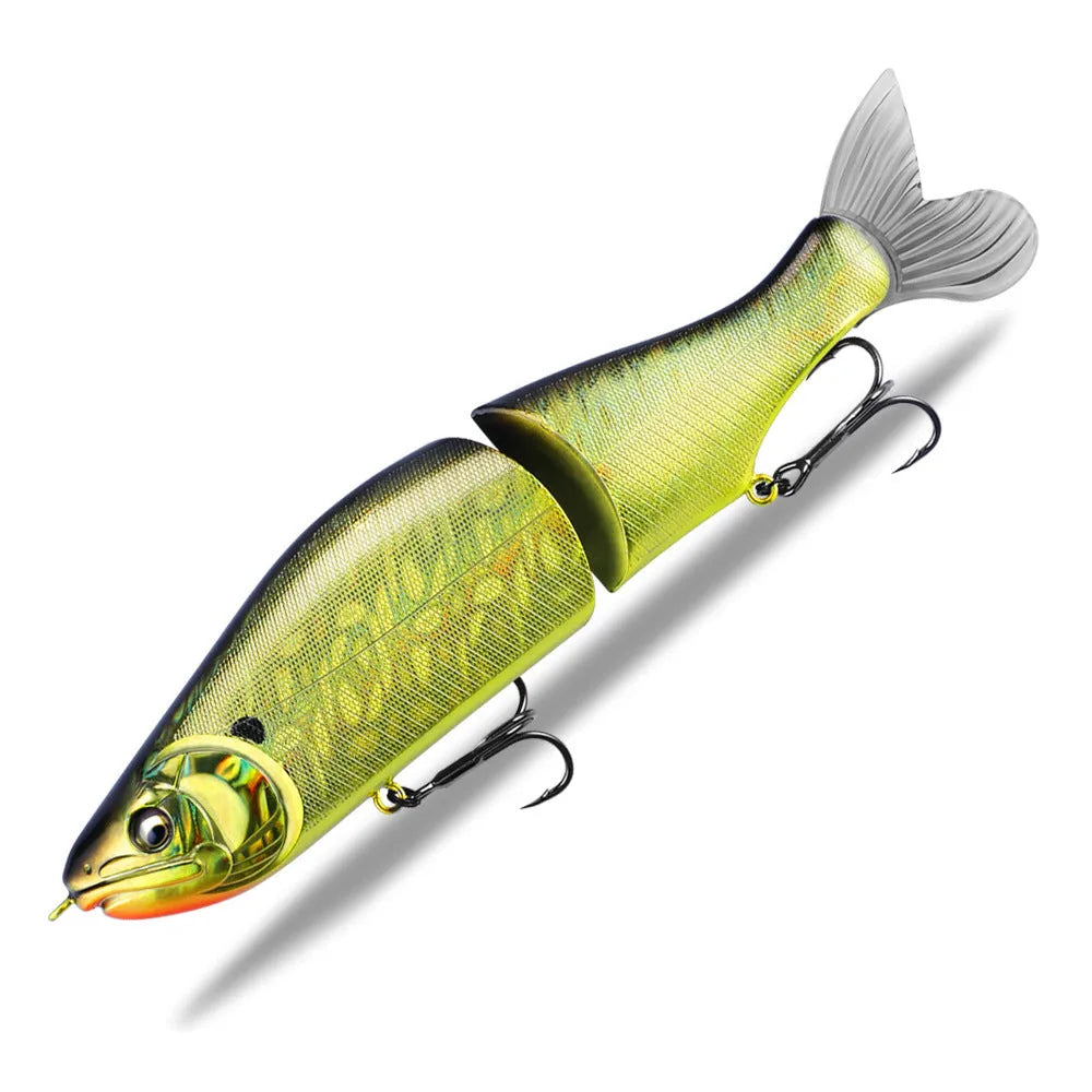 185mm plastic swimming fishing bait for bass available in multiple colours