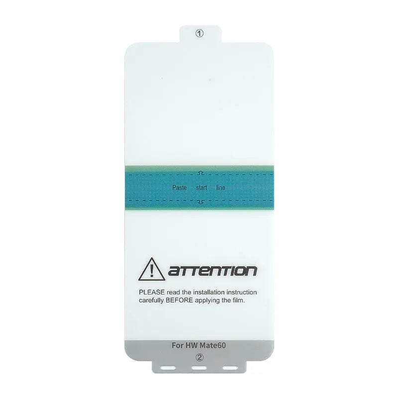 TPU screen protector for Huawei Mate60 and Mate60Pro smartphones with application tools