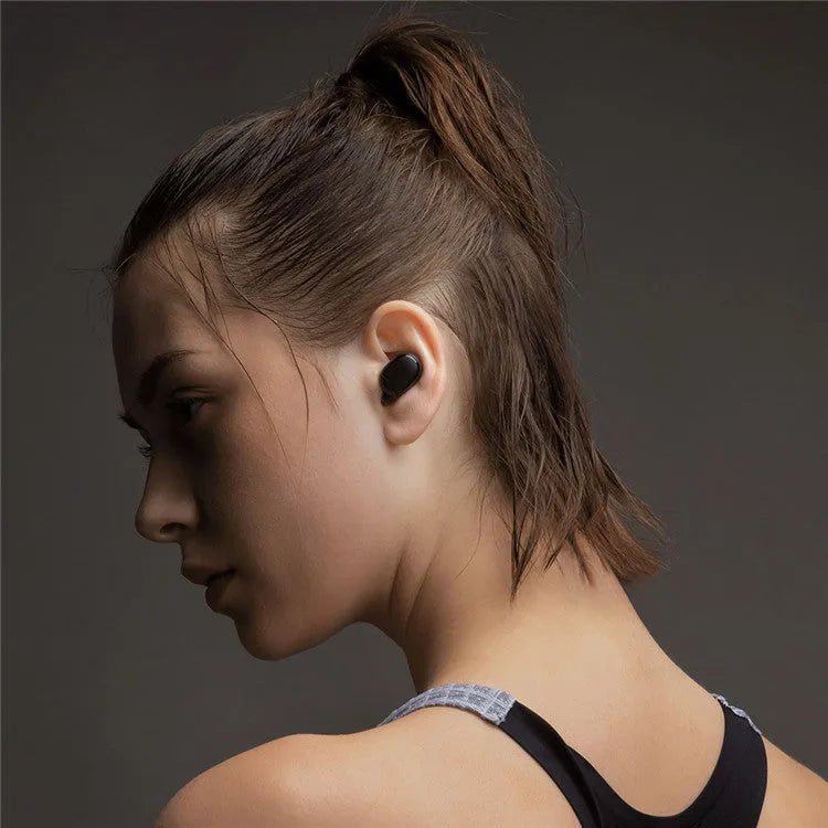 Redmi AirDots 2 Black true wireless earbuds and charging case