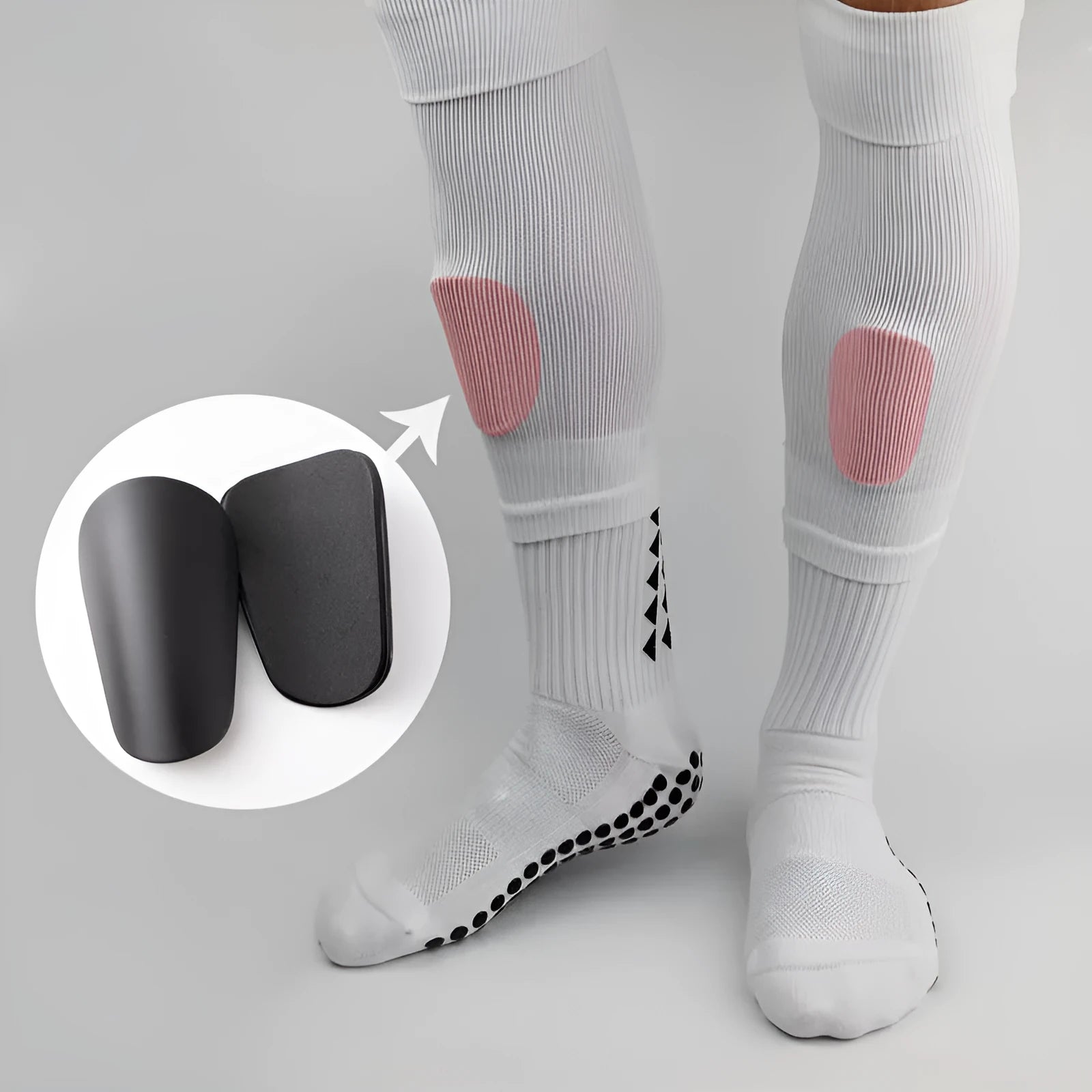 PU mini shin guards in multiple colours for football and outdoor sports protection.