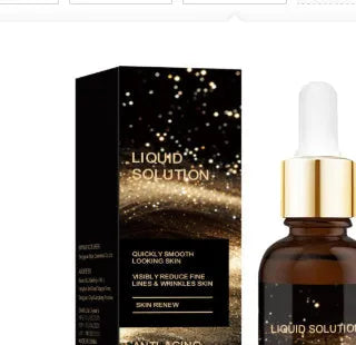 30 ml bottle of facial moisturising solution with hyaluronic acid for delicate skin care
