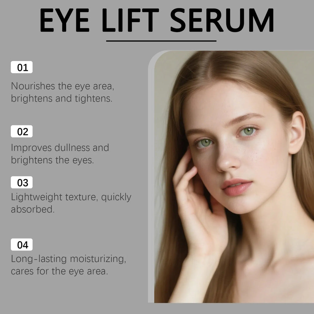 Eye firming liquid roll-on bottle with 10ml capacity, featuring frankincense and castor oil