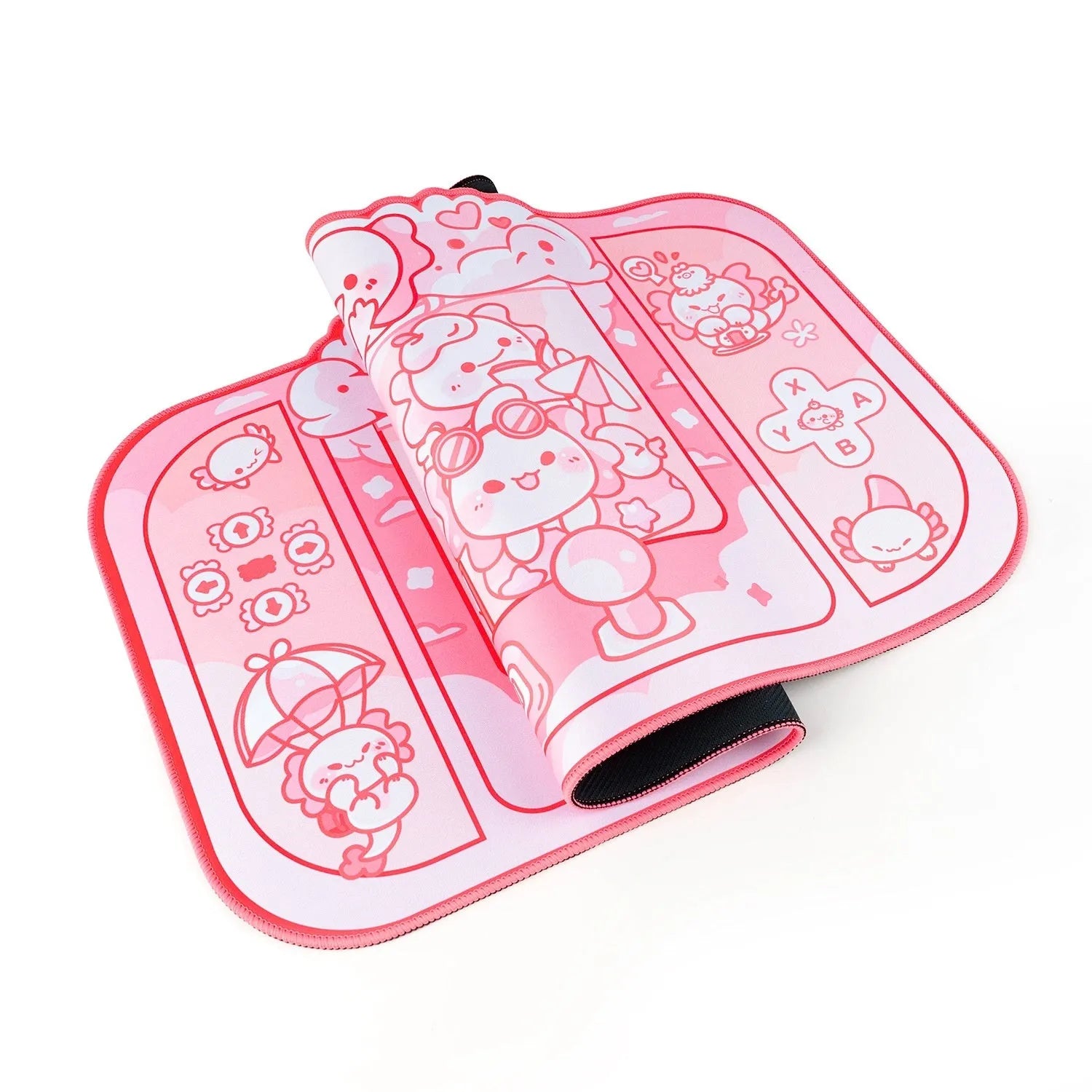 Hexagonal dragon crane machine cartoon anime large mouse pad measuring 75 by 40 centimetres