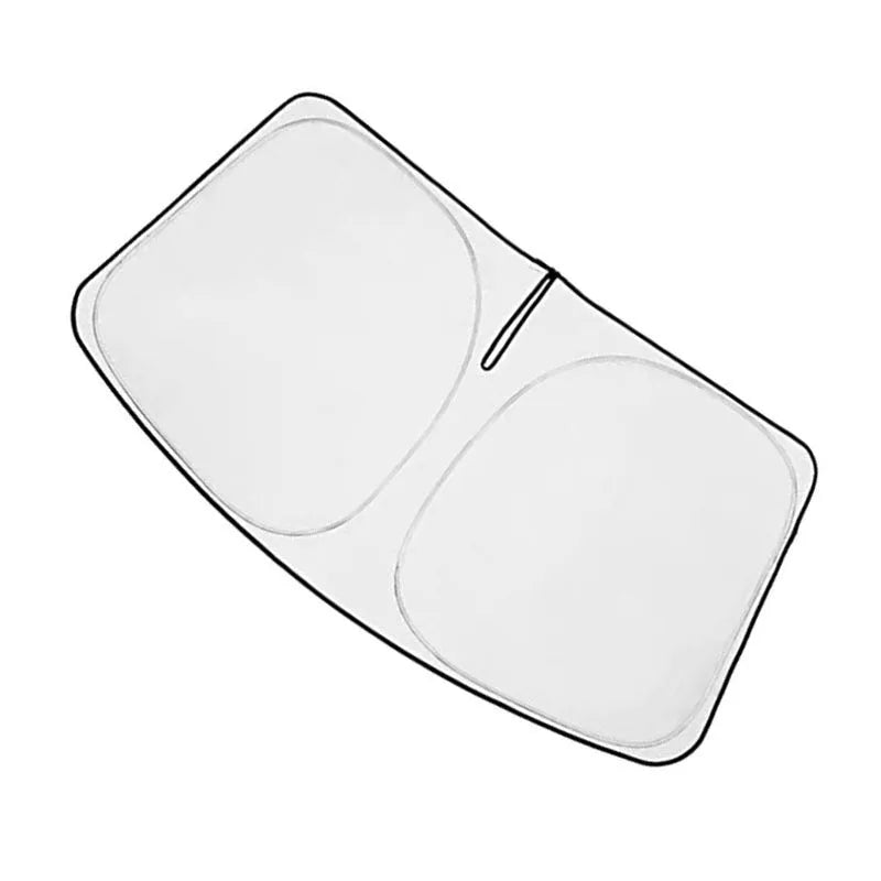 Custom car windshield sunshade for Toyota NOAH XOVY 90 series in silver tape material