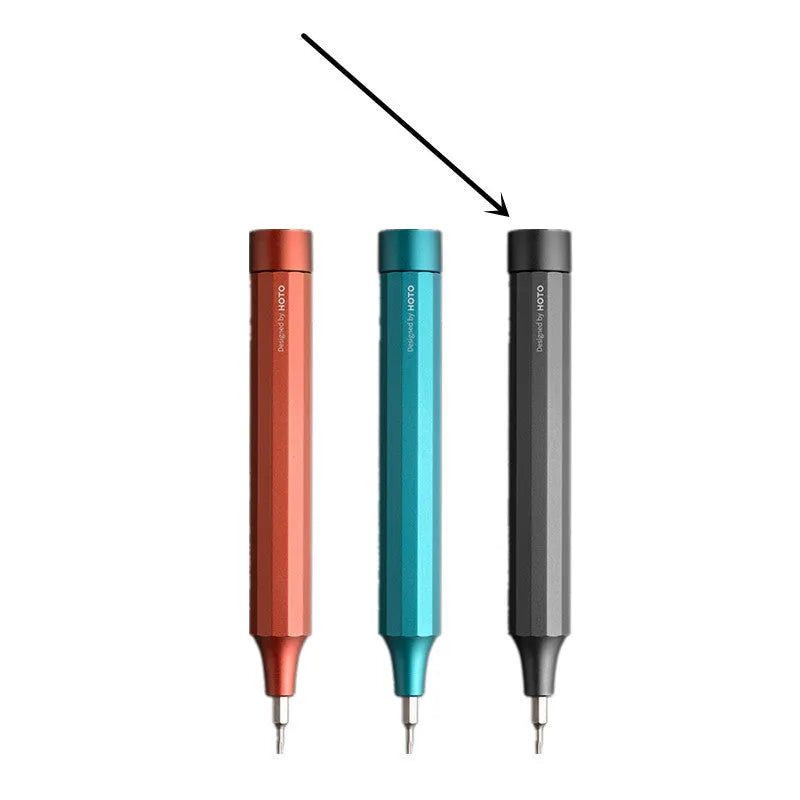 Green 24-in-1 precision screwdriver set with magnetic bit storage and multifaceted handle for electronics repair