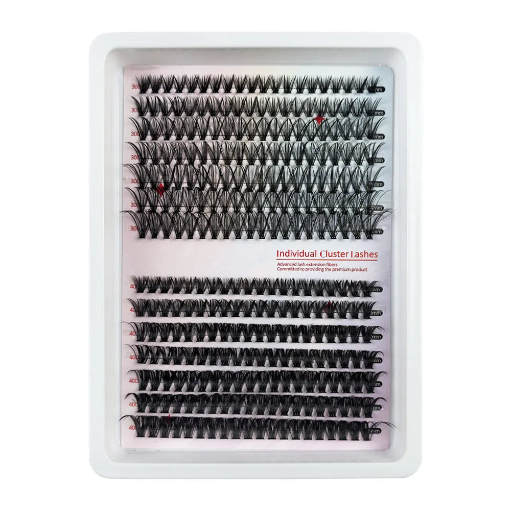 Creative messy false eyelash mixed set in storage box with high imitation material construction