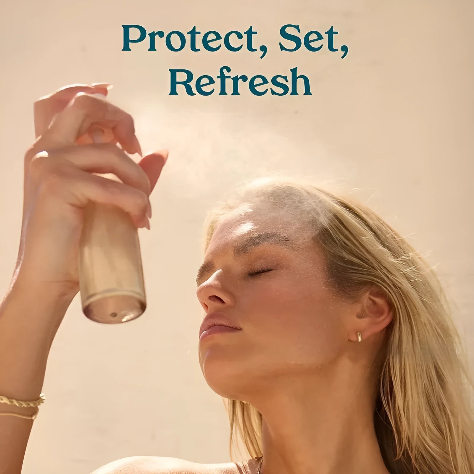 75ml Makeup Moisturising Protective Spray bottle with spray nozzle.