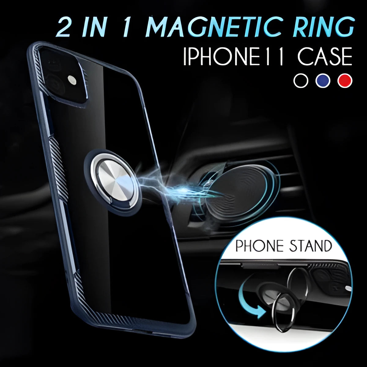 Black polycarbonate iPhone back cover case showing precise cutouts for camera and ports