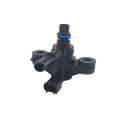 Black ABS automotive turbocharging solenoid valve model AU5A-9G866-AB for Ford vehicles