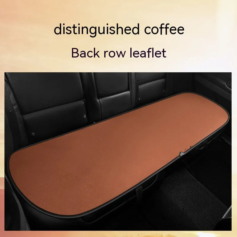 Auto heating car cushion with cotton filling in beige, black, or coffee colours for single or double car seats