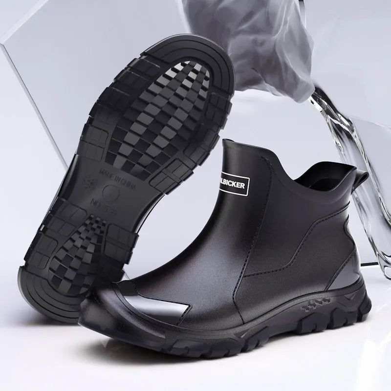 PVC outdoor wading shoes with non-slip soles in multiple colour options
