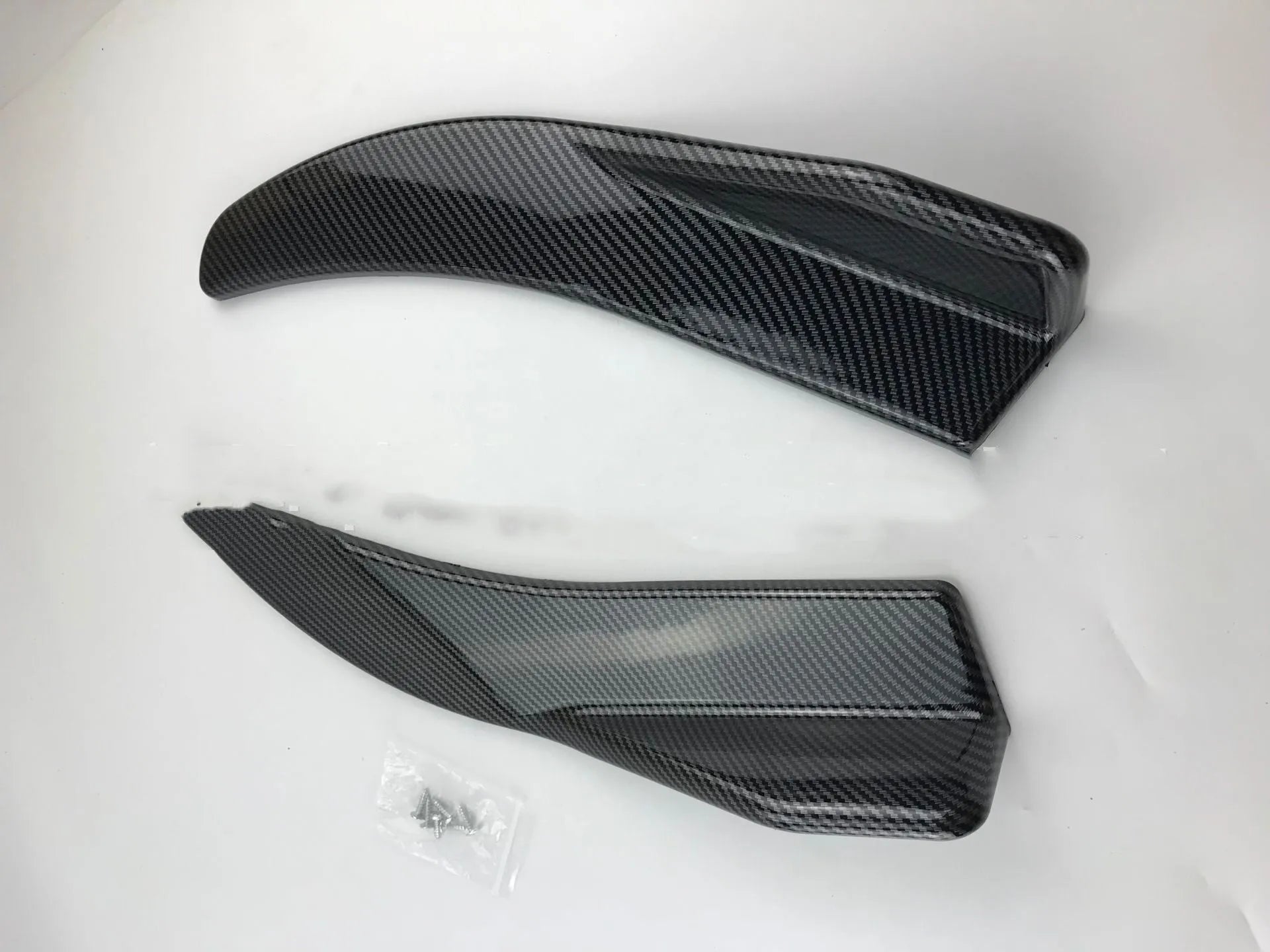 Front and rear car deflector for General Motors vehicles in ABS plastic with screw installation