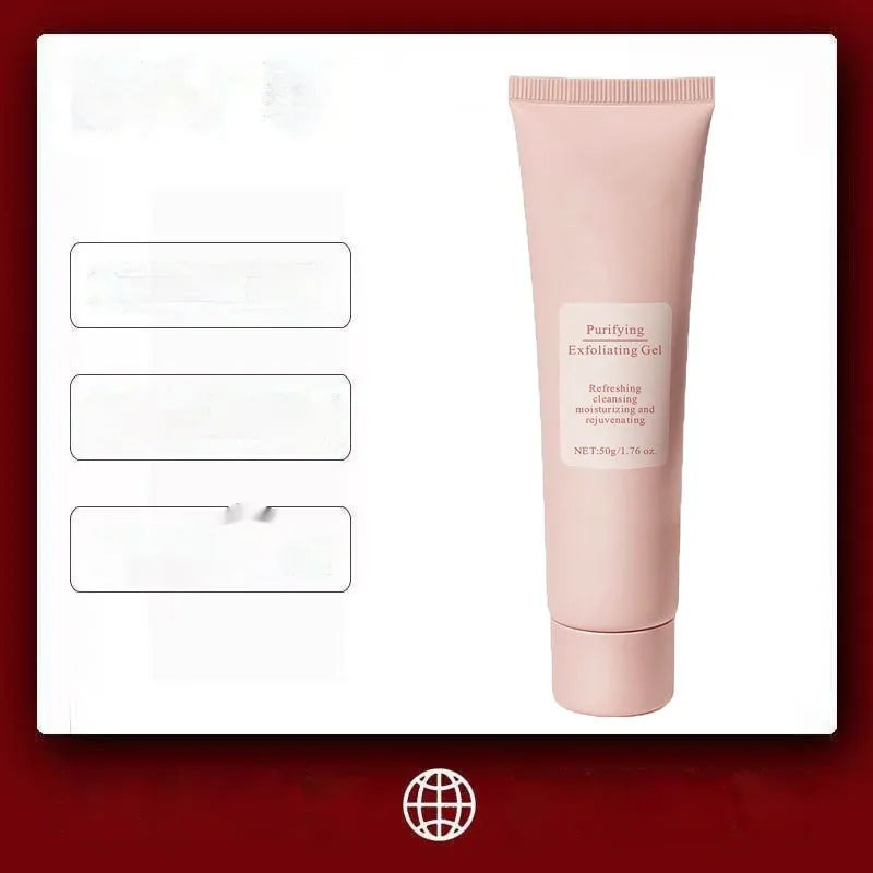 Moisturising facial exfoliating gel scrub 132g container suitable for all skin types