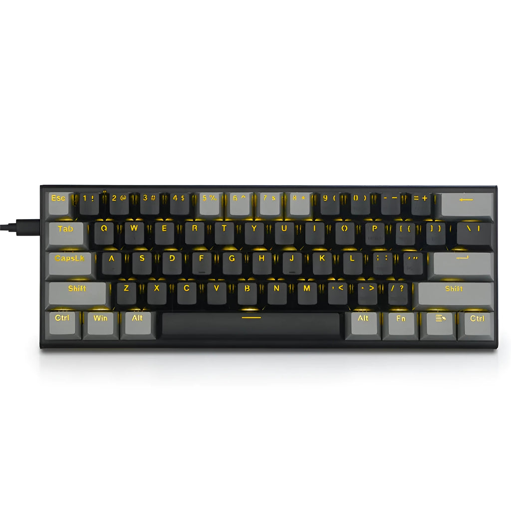 Z11 aluminium mechanical keyboard keycaps in two-colour design with RGB lighting
