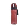 Chinese style portable water cup with tea compartment in blue, red, black or grey colours