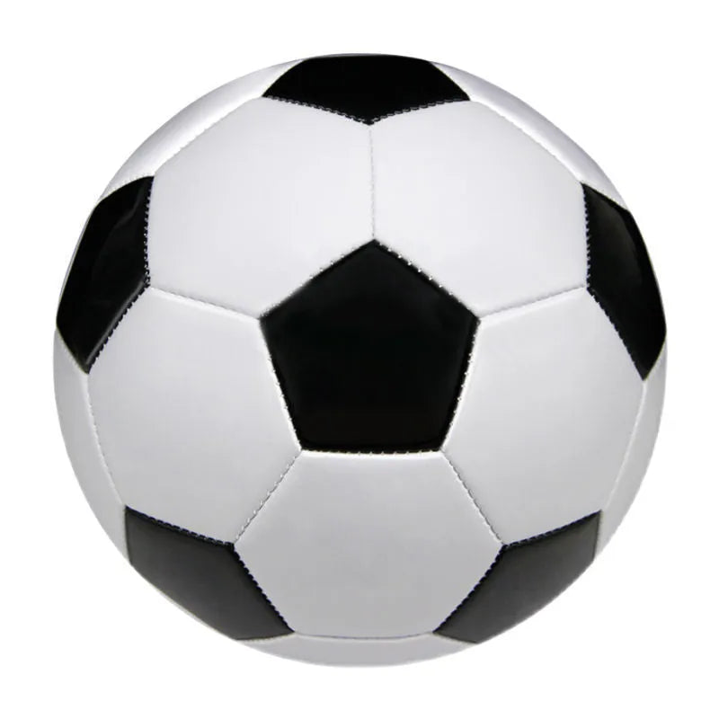 PVC football with machine-sewn seams in sizes 3, 4 and 5 for training and competition