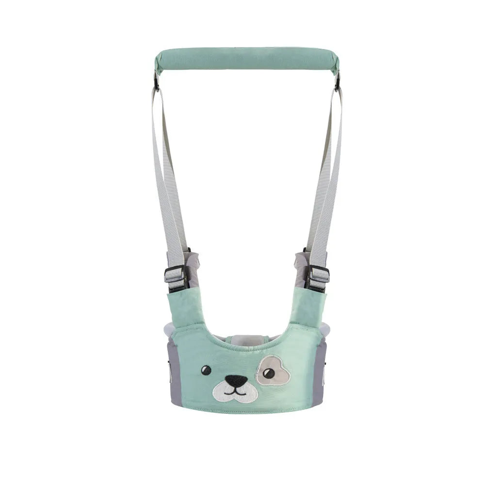 Cotton baby walking harness belt in multiple colour options including vest and stall protector styles