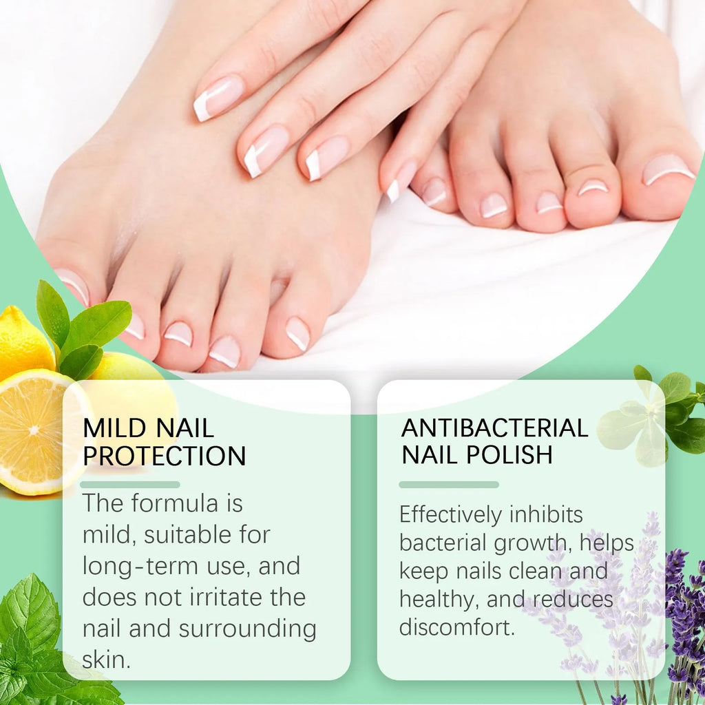 30ml bottle of gentle nail cleaning nursing solution for daily nail care