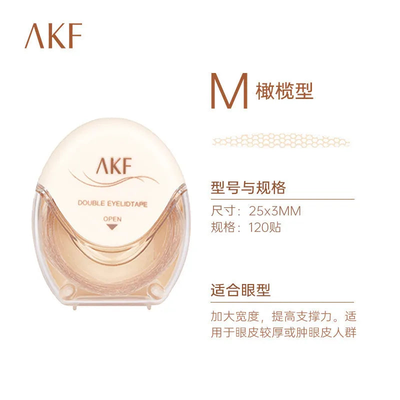 Roll of invisible lace double eyelid stickers in three colour options.