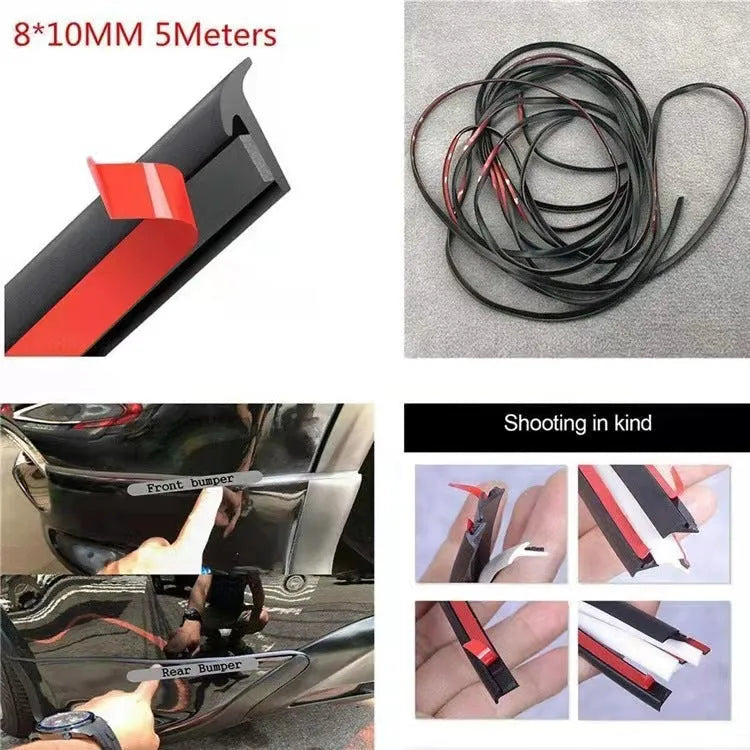 TPE rubber seal strip for automotive and machinery applications in black and white colours